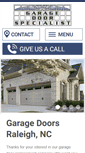 Mobile Screenshot of garagedoorspecialist.net