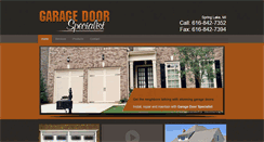 Desktop Screenshot of garagedoorspecialist.biz